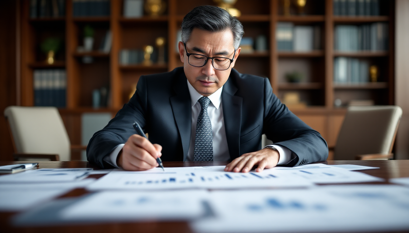 가치투자 분석을 하는 경험 많은 투자자