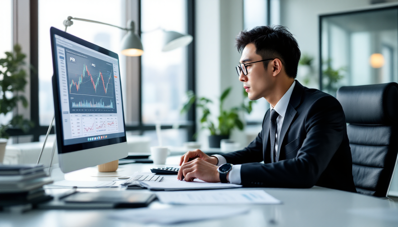 PER, PBR, ROE 등 가치투자 지표를 분석하는 직장인