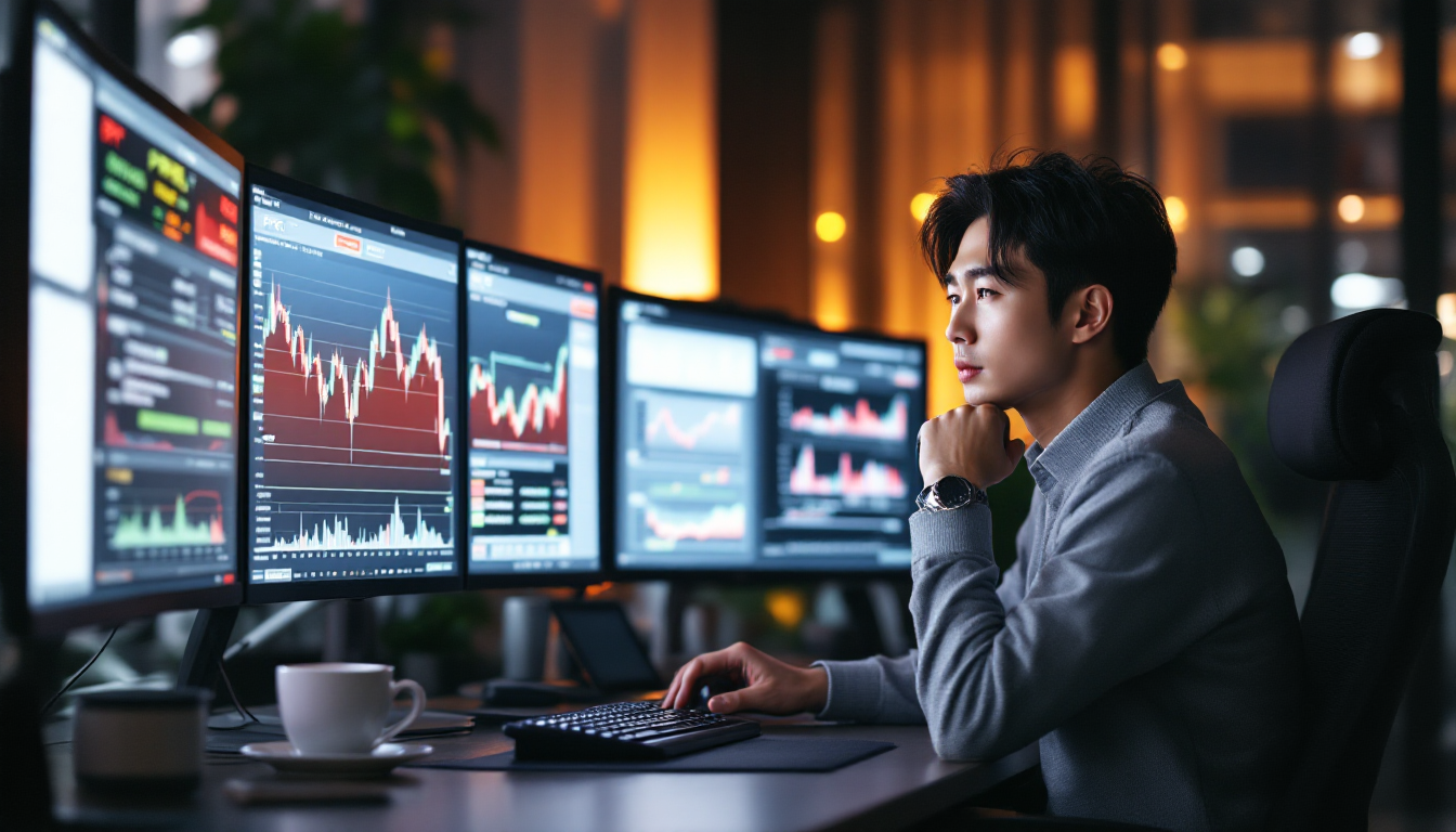 시장 타이밍을 분석하며 여러 지표를 보고 있는 한국 투자자