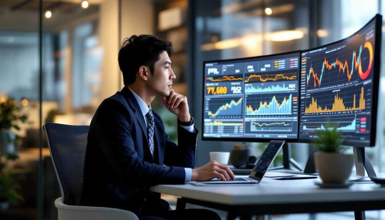 가치투자 지표를 분석하는 투자자