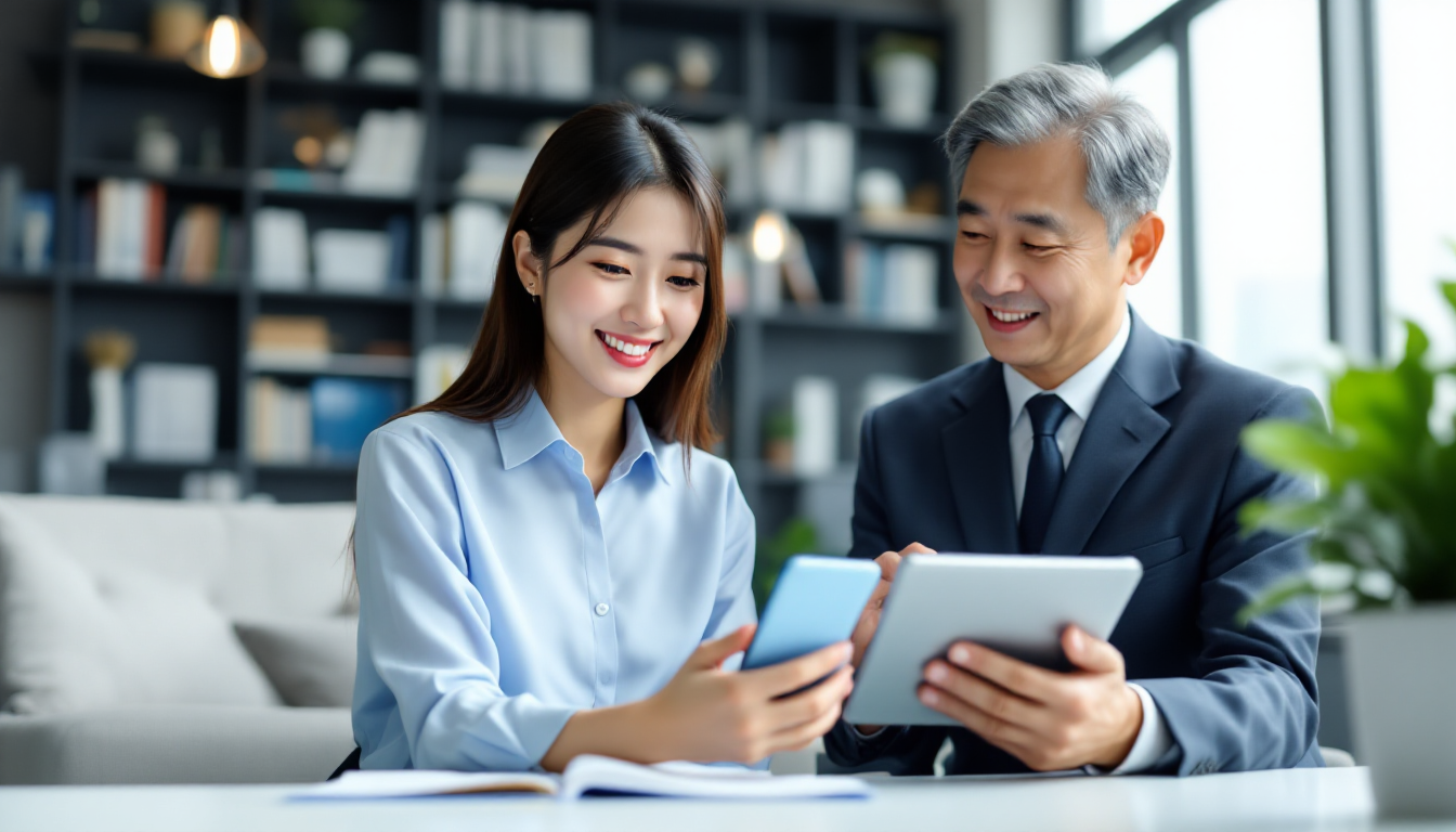 투자 초보자에게 가르침을 주는 멘토와 학습자